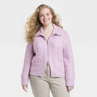 Women's Zip-Up Cardigan - Universal Thread™ 5 Women's Zip-Up Cardigan - Universal Thread™ - Image 5