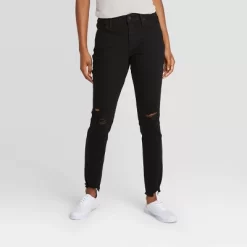 Women's Mid-Rise Skinny Jeans - Universal Thread™ Black -Universal Thread Shop GUEST 01d1bf48 2e26 4c06 86f6 fa6014bae555