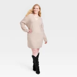 Women's Long Sleeve Tunic Mini Sweater Dress - Universal Thread™ 9 Women's Long Sleeve Tunic Mini Sweater Dress - Universal Thread™ -Universal Thread Shop GUEST 05995cf4 3e13 4b94 835b d7050c2aaf45