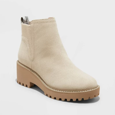 Women's Taci Ankle Boots - Universal Thread™ Light Taupe 4 Women's Taci Ankle Boots - Universal Thread™ Light Taupe - Image 4