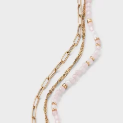 Rose Quartz And Medallion Charm Beaded Necklace - Universal Thread™ Gold 6 Rose Quartz And Medallion Charm Beaded Necklace - Universal Thread™ Gold -Universal Thread Shop GUEST 071386c3 4cbc 4039 bbce 530e1b022ea5