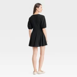 Women's Bell Elbow Sleeve Mini A-Line Dress - Universal Thread™