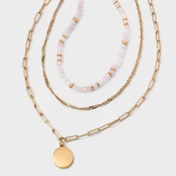 Rose Quartz And Medallion Charm Beaded Necklace - Universal Thread™ Gold 7 Rose Quartz And Medallion Charm Beaded Necklace - Universal Thread™ Gold -Universal Thread Shop GUEST 0aa10bab 484f 443c b003 95bedbd5c725