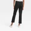 Women's High-Rise Slim Straight Jeans - Universal Thread™ Black