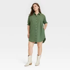 Women's Long Sleeve Mini Shirtdress - Universal Thread™ -Universal Thread Shop GUEST 1295ab84 fbb4 4e03 b1af 01625ac8f602