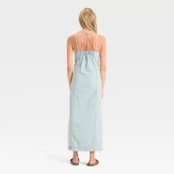 Women's Cami Denim Maxi Dress - Universal Thread™ Light Wash