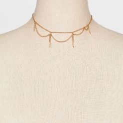 Swag Choker Chain Choker Necklace - Universal Thread™ Gold