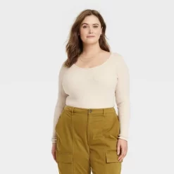 Women's Shrunken Rib Scoop Neck Pullover Sweater - Universal Thread™ -Universal Thread Shop GUEST 1f693110 e9e4 4d53 8e04 a5c706a241a6