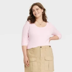 Women's Long Sleeve Ribbed Scoop Neck T-Shirt - Universal Thread™ 15 Women's Long Sleeve Ribbed Scoop Neck T-Shirt - Universal Thread™ -Universal Thread Shop GUEST 26280a4e 8c14 45fb b23c e17e526d0a34