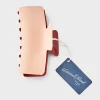 Jumbo Claw Hair Clip Two Tone Jelly Matte - Universal Thread™ Brown: Solid Acrylic Hair Styling Accessory