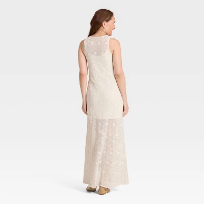 Women's Lace Maxi A-Line Dress - Universal Thread™ 1 Women's Lace Maxi A-Line Dress - Universal Thread™