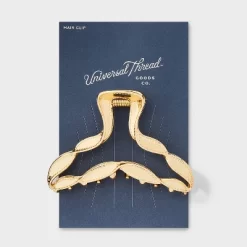 Gold Metal Twist Claw Hair Clip - Universal Thread™