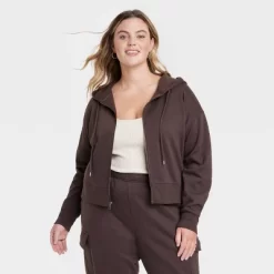 Women's Cropped Zip-Up Sweatshirt - Universal Thread™ -Universal Thread Shop GUEST 2d2bf51e 972c 408f 9329 3db2b9e2eba5