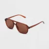 Women's Plastic Aviator Sunglasses - Universal Thread™