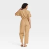 Women's Short Sleeve Button-Front Boilersuit - Universal Thread™