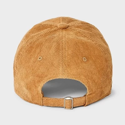 Corduroy Baseball Hat - Universal Thread™ Tan 2 Corduroy Baseball Hat - Universal Thread™ Tan - Image 2