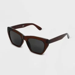 Women's Shiny Plastic Cateye Sunglasses - Universal Thread™