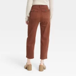 Women's High-Rise Barrel Leg Pants - Universal Thread™