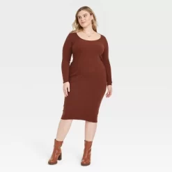 Women's Long Sleeve Midi Sweater Dress - Universal Thread™ -Universal Thread Shop GUEST 46d9e0c7 9bc6 4e21 98bc dde3724fc9be