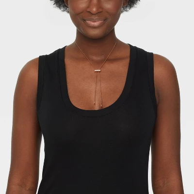 Slider Bar Bolo Tie Necklace - Universal Thread™ 1 Slider Bar Bolo Tie Necklace - Universal Thread™