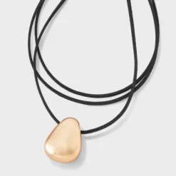 Simulated Leather And Slider Droplet Pendant Necklace - Universal Thread™ Black 7 Simulated Leather And Slider Droplet Pendant Necklace - Universal Thread™ Black -Universal Thread Shop GUEST 4d5aa149 4646 464e bc4d 06c16c273e5a