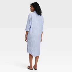 Women's 3/4 Sleeve Midi Shirtdress - Universal Thread™
