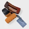Variety Claw Hair Clip Set 3pc - Universal Thread™ Navy/Brown