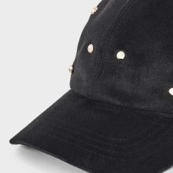 Faux Suede With Stud Detail Baseball Hat - Universal Thread™ Black -Universal Thread Shop GUEST 5ff83ba5 9c20 4ce2 a87e c637579e0369