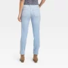 Women's High-Rise Slim Straight Jeans - Universal Thread™ Light Wash