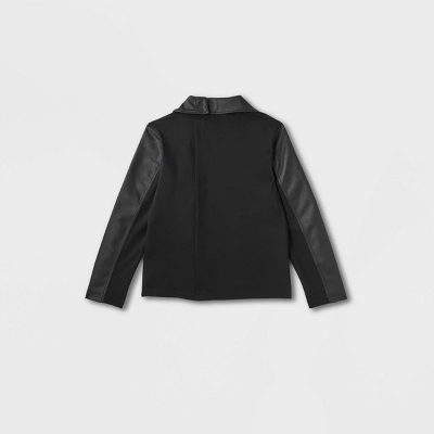 Women's Adaptive Seated Fit Moto Jacket - Universal Thread™ Black 1 Women's Adaptive Seated Fit Moto Jacket - Universal Thread™ Black