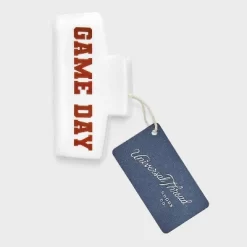 Game Day Square Claw Hair Clip - Universal Thread™ White