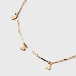 Bar Link Butterfly Charm Station Necklace - Universal Thread™ Gold 5 Bar Link Butterfly Charm Station Necklace - Universal Thread™ Gold -Universal Thread Shop GUEST 71e1d4cf 4a4e 409d 9f57 18584bb0a6bd