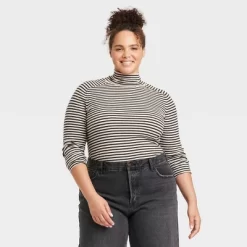 Women's Shrunken Rib Turtleneck Pullover Sweater - Universal Thread™ -Universal Thread Shop GUEST 74f3d2f4 c503 47ac aa2e 4d69b718b688