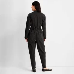 Women's Long Sleeve Denim Jumpsuit - Universal Thread™