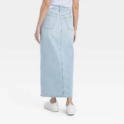 Women's Denim Maxi Skirt - Universal Thread™