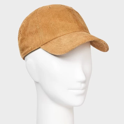 Corduroy Baseball Hat - Universal Thread™ Tan 1 Corduroy Baseball Hat - Universal Thread™ Tan