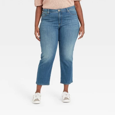 Women's High-Rise Slim Straight Fit Jeans - Universal Thread™ 7 Women's High-Rise Slim Straight Fit Jeans - Universal Thread™ - Image 7