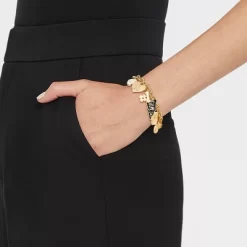 Go Team Pull-Tie Charm Bracelet - Universal Thread™ Gold