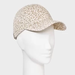 Leopard Print Baseball Hat - Universal Thread™ Cream