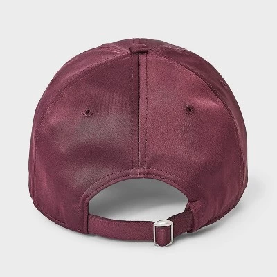 Satin Baseball Hat - Universal Thread™ Purple 2 Satin Baseball Hat - Universal Thread™ Purple - Image 2