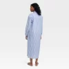 Women's Long Sleeve Cinch Waist Maxi Shirtdress - Universal Thread™