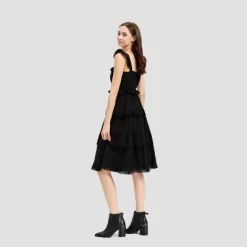 Women's Ruffle Sleeve Tiered Midi A-Line Dress - Universal Thread™ -Universal Thread Shop GUEST 835cfb83 5eb8 49ef b7bd 6df7d5ff6c73