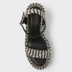 Women's Madeline Woven Platform Sandal Heels With Memory Foam Insole - Universal Thread™ Black -Universal Thread Shop GUEST 84b782d6 fedd 414f a831 8ccfe3485a6f