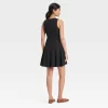 Women's Button-Front Godet Mini A-Line Dress - Universal Thread™