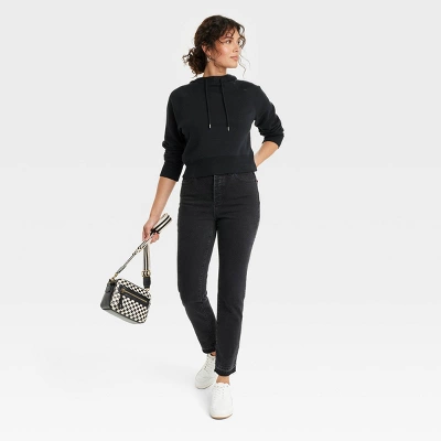 Women’s Cropped Hoodie Sweatshirt - Universal Thread™ 2 Women’s Cropped Hoodie Sweatshirt - Universal Thread™ - Image 2