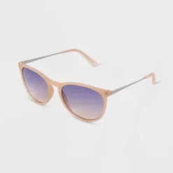 Women's Metal Round Sunglasses - Universal Thread™ Pink
