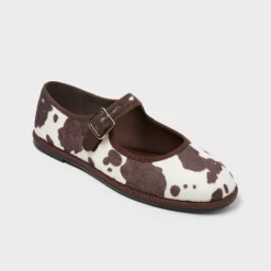 Women’s Halston Cow Print Mary Jane Flats With Memory Foam Insole – Universal Thread™ Brown -Universal Thread Shop GUEST 8f616b0e f181 4582 a483 144a57d395ad