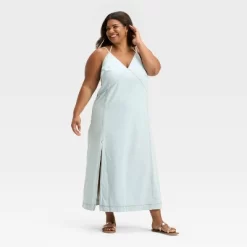Women's Cami Denim Maxi Dress - Universal Thread™ Light Wash -Universal Thread Shop GUEST 94a29800 6303 4dd9 920e 8027bb1a5a84