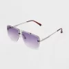 Women's Tortoise Print Metal Aviator Sunglasses - Universal Thread™