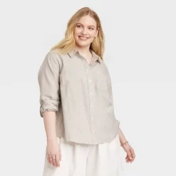 Women's Long Sleeve Classic Button-Down Shirt - Universal Thread™ 10 Women's Long Sleeve Classic Button-Down Shirt - Universal Thread™ -Universal Thread Shop GUEST 9b25a350 ef61 46bb 9a6e 1c026df2861d